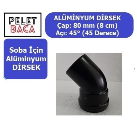 80 mm DİRSEK 45 Derece